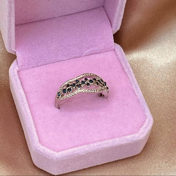 ✨✨✨_ 2x$60_ 925 Sterling Silver CZ Band Ring - Picture 6 of 16